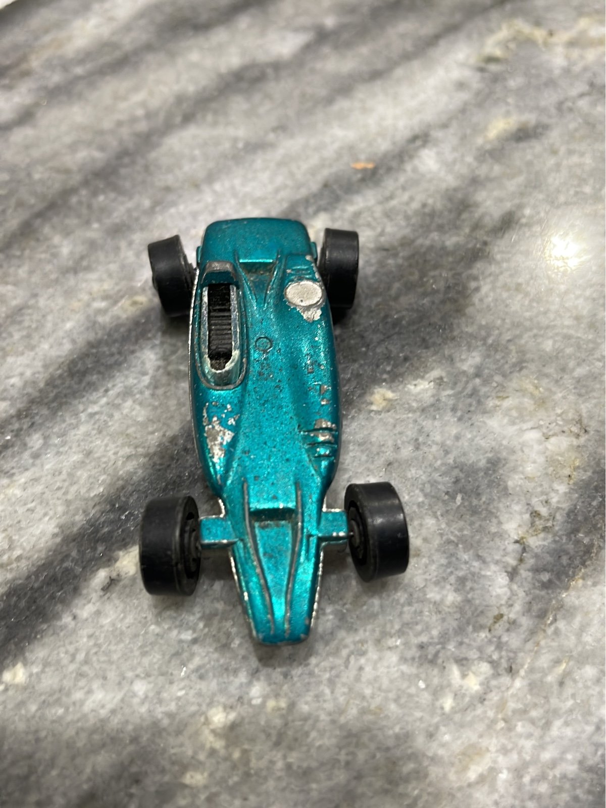 1969 Hot Wheels Redline SHELBY TURBINE in AQUA GOOD CONDITION CAR