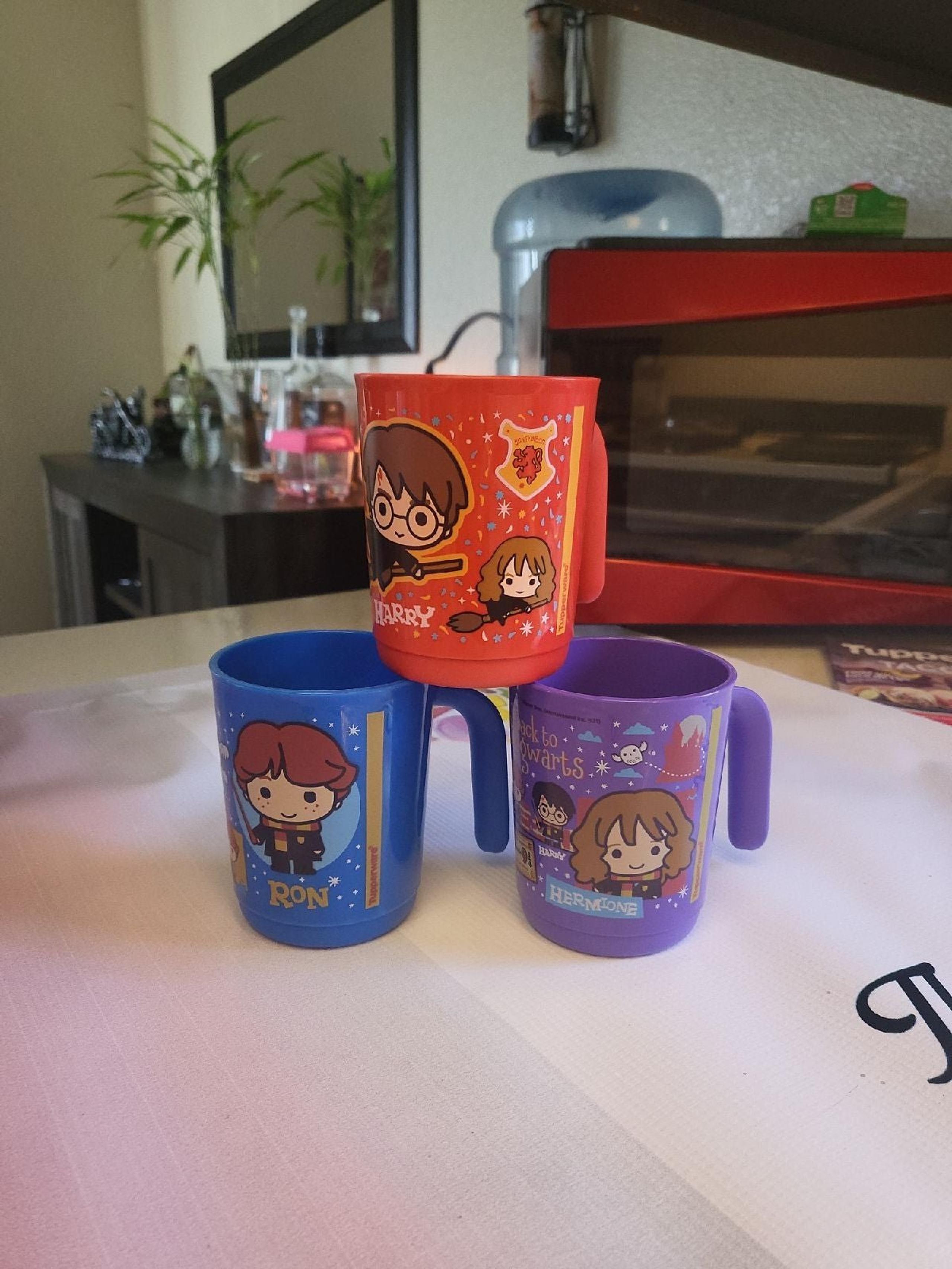 Tupperware Harry Potter collectable coffee mugs