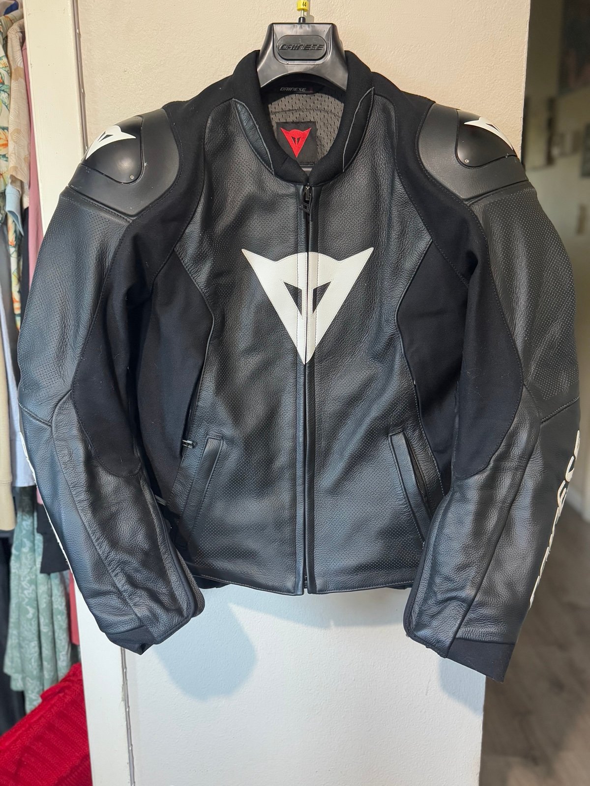 Men’s Dainese Perforated Leather Jacket Size 46