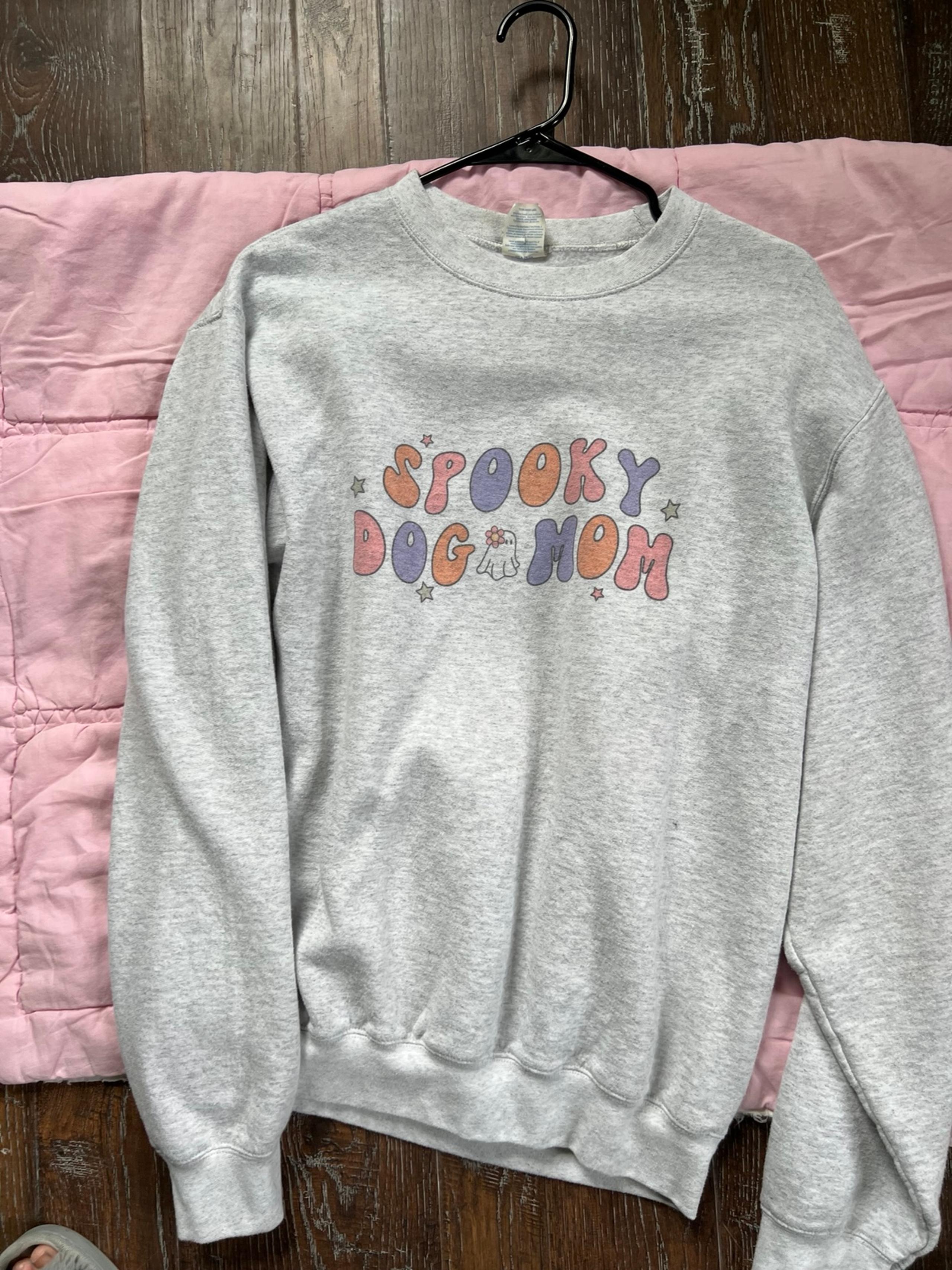 Womens Dog Mom Crewneck