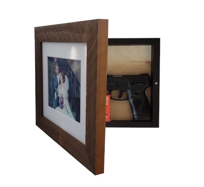 Handgun / Jewelry Concealment Picture Frame Handmade