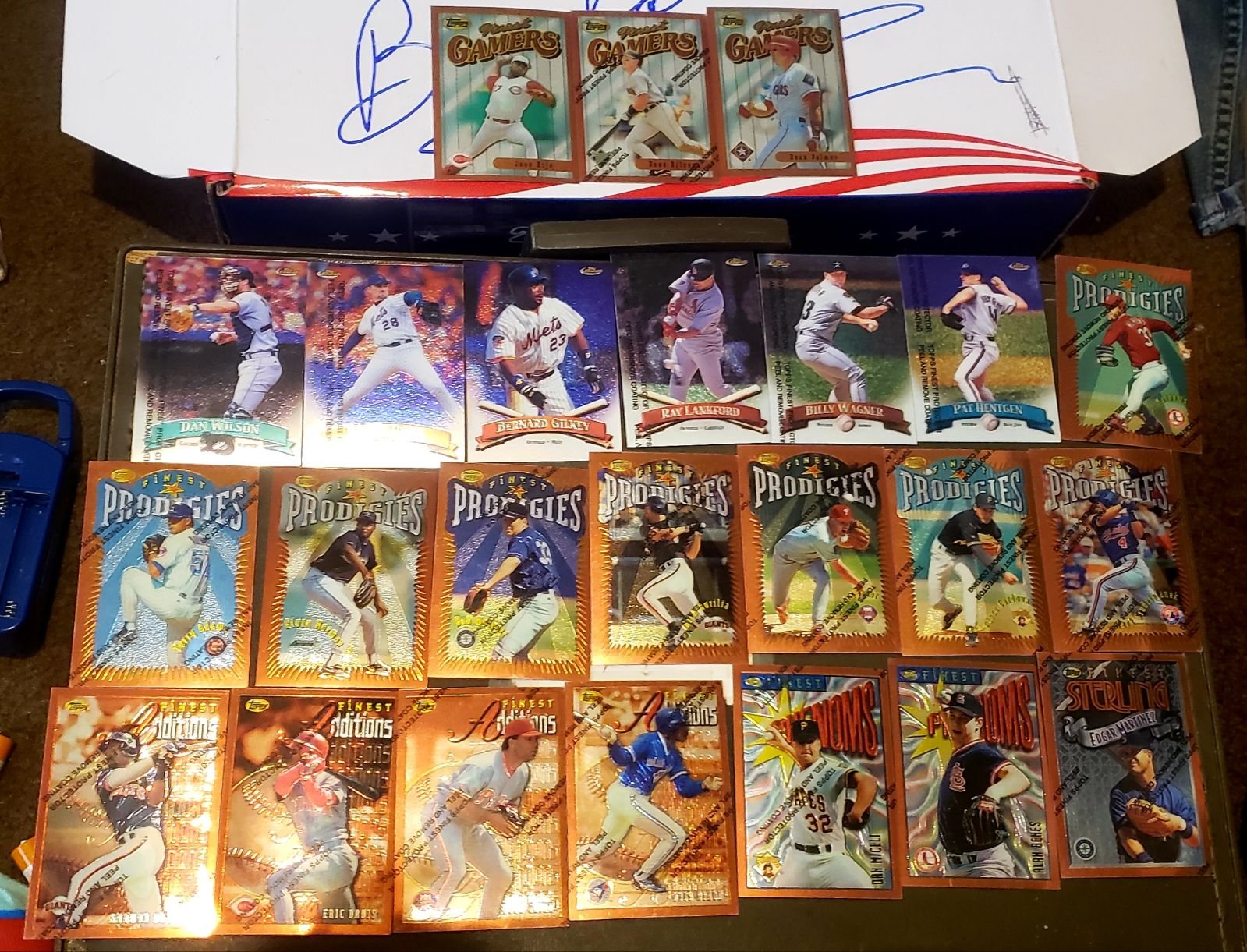 Topps finest, bowmans, refractors, inserts