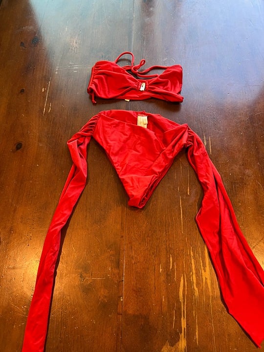 Revolve x Lovewave Red Bikini Size Size XS