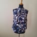 Liverpool Keyhole Cutout Multicolor Print Halter Tank Top Size M Blue New