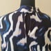 Liverpool Keyhole Cutout Multicolor Print Halter Tank Top Size M Blue New