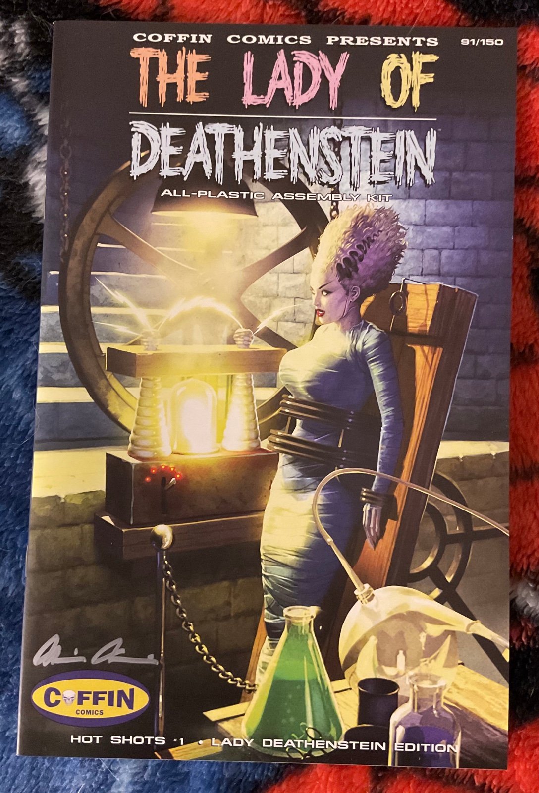 Lady Death The Lady of Deathenstein Edition 91/150 Signed Brian Pulido w/ COA