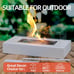 Tabletop Fire Pit, for Mom, Home Patio Balcony Decorations, Indoor/Outdoor