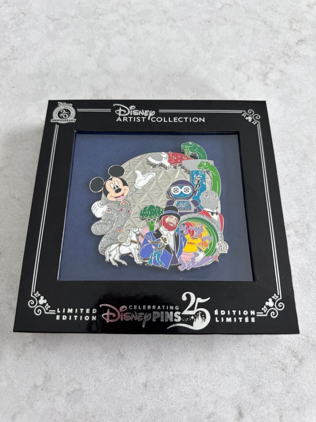 WDW Maria Stuckey Artist Collection Epcot Jumbo Pin LE 750