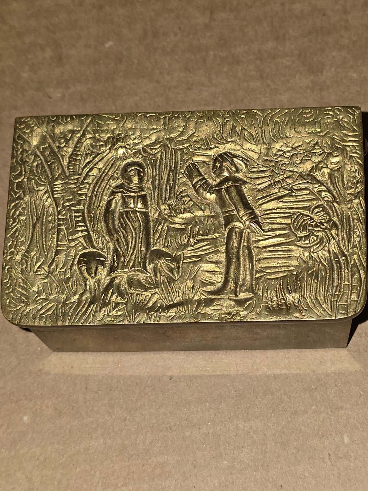 Brass Trinket Box