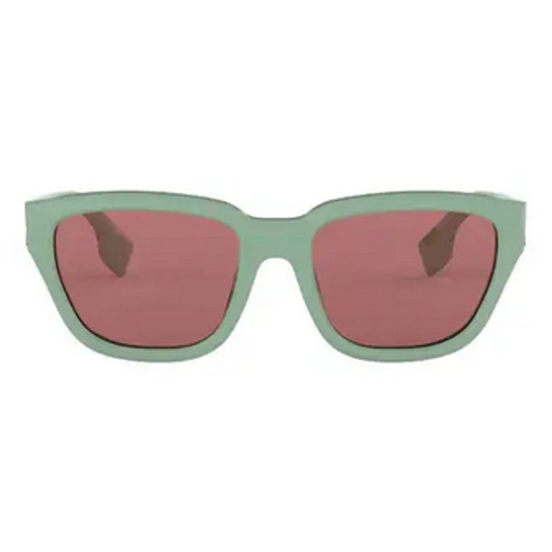 Burberry 54mm Square Sunglasses Frame Green Lens Violet