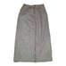Vintage Striped Wool Midi Skirt size 8 with pockets Gray Blue Lined