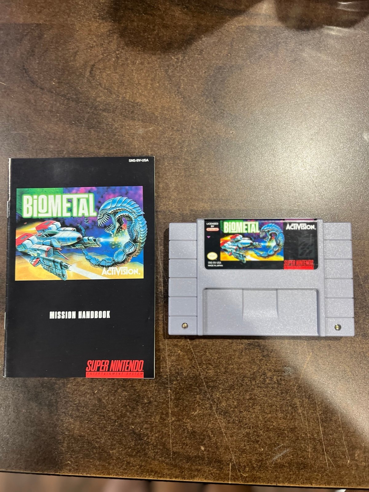 Biometal with Manual Super Nintendo SNES - Mint condition!!