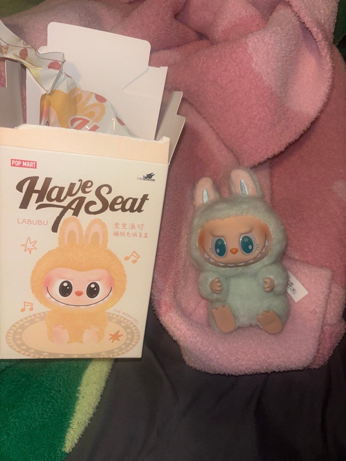 POP MART Labubu The Monsters Have A Seat Series Green QUQU