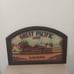 Rare Great Pacific 1850 Railways Wood Carving and Painting 3D Train Wall Hanging