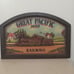 Rare Great Pacific 1850 Railways Wood Carving and Painting 3D Train Wall Hanging