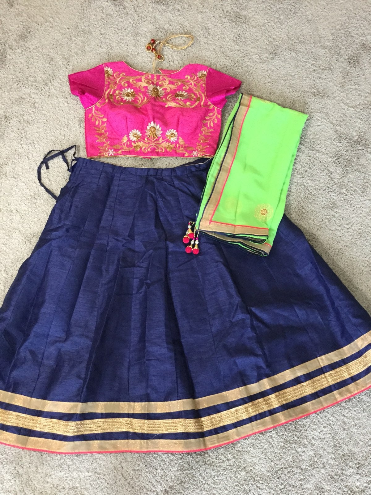 Indian pakistani saree choli lehenga