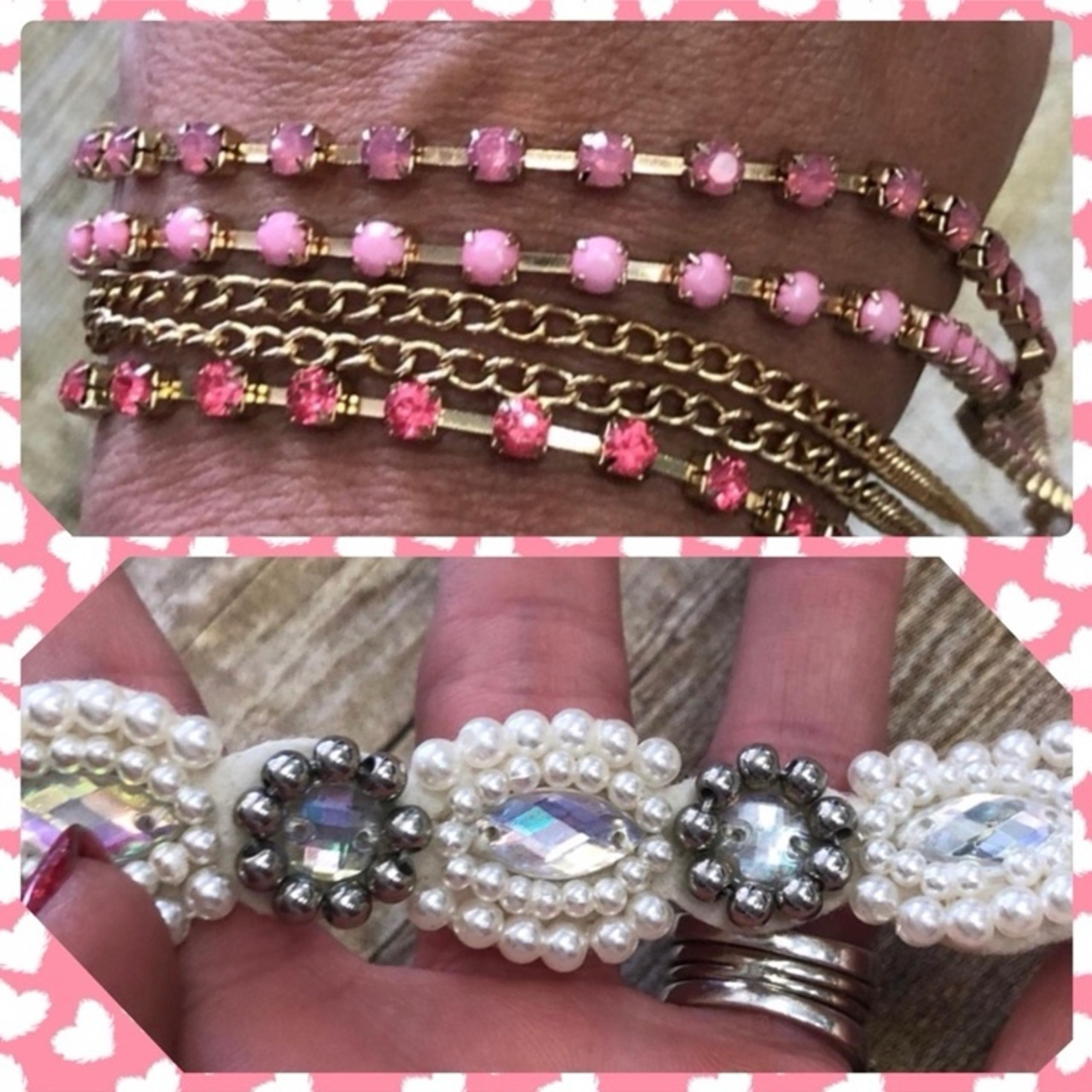 BUNDLE of 2 Rhinestone & Pearl Headband Set ~ Hair Accessories Costume Cosplay