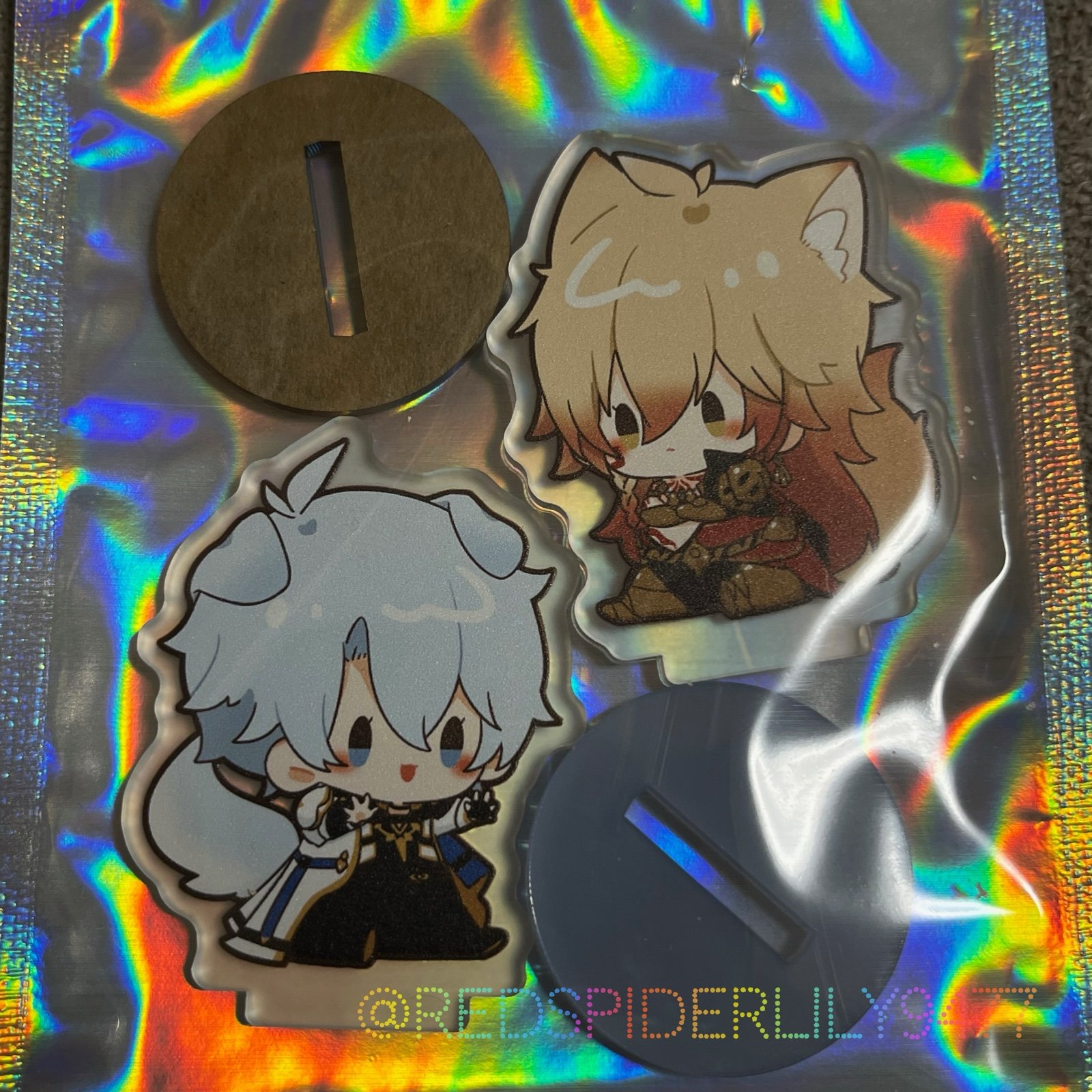 honkai star rail Mydei Phainon chibi acrylic stands event exclusive