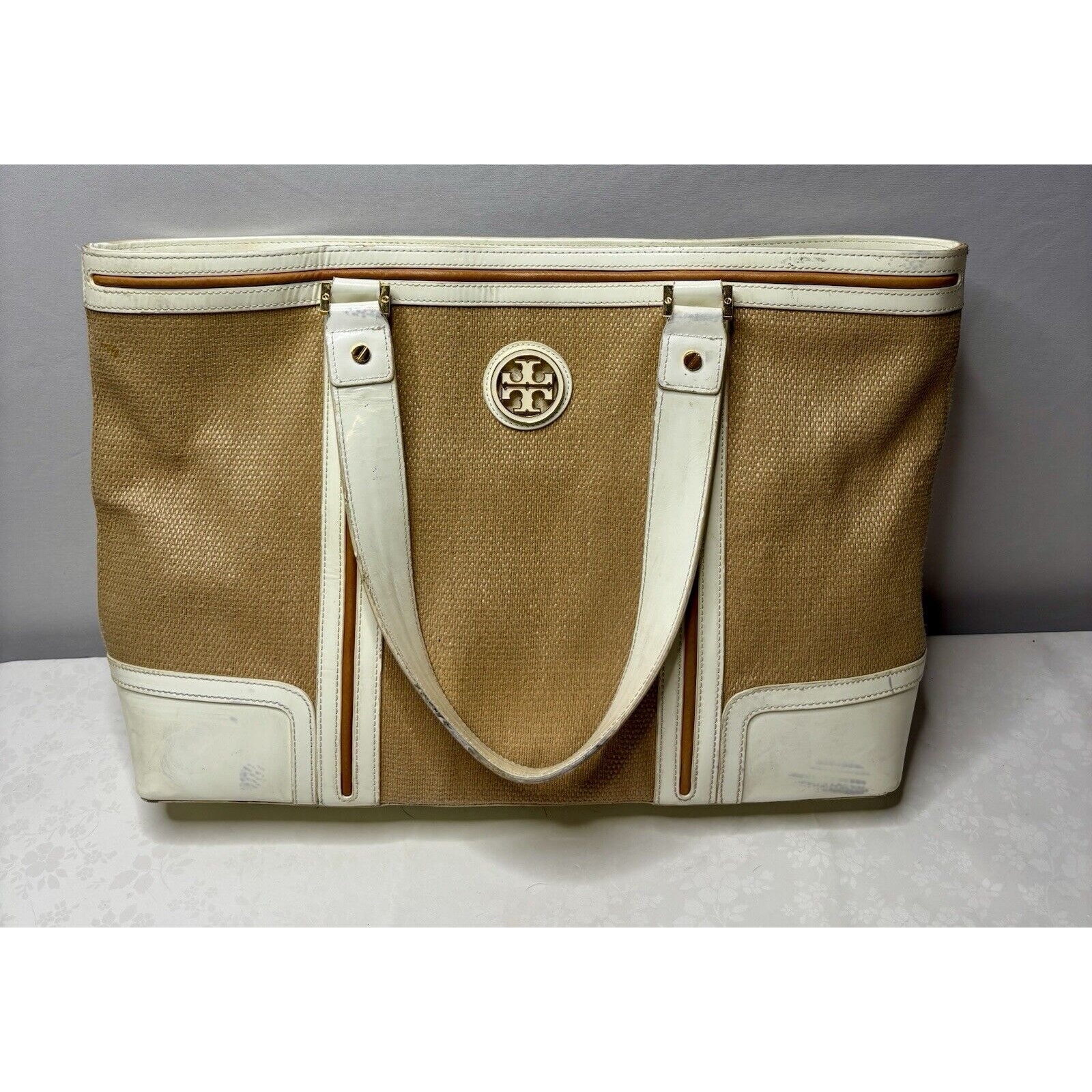 Tory Burch Tote Bag. See Pictures. Signs Of Use