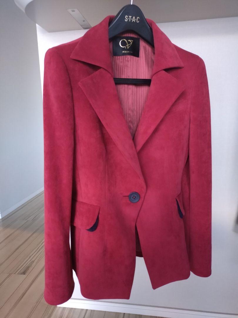 VELLA Jacket, Tailored Jacket, Red, Ginza Maggie, MAGGY