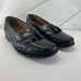 Bass Handmade Nelson Roman Tassel Leather Black Slip On Loafers~Mens 13D