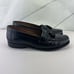 Bass Handmade Nelson Roman Tassel Leather Black Slip On Loafers~Mens 13D