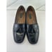 Bass Handmade Nelson Roman Tassel Leather Black Slip On Loafers~Mens 13D