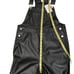WeWoreWhat Sz Small Vegan Leather Basic Overall Black