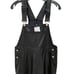 WeWoreWhat Sz Small Vegan Leather Basic Overall Black