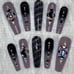 Black Moon Press On Nails
