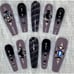 Black Moon Press On Nails