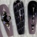 Black Moon Press On Nails
