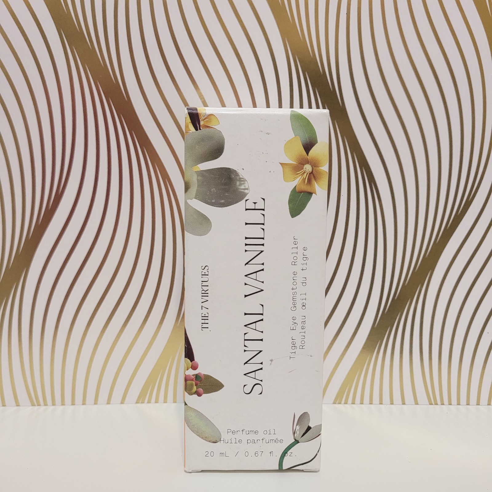 The 7 Virtues Santal Vanille Perfume Oil w/ Tiger Eye Roller – NEW