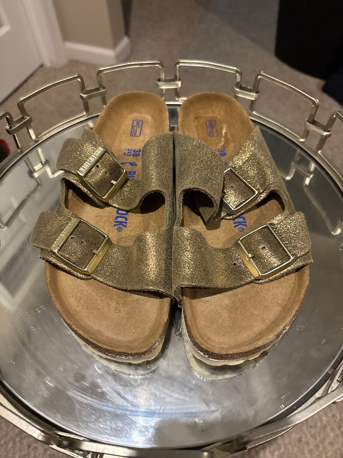 BIRKENSTOCK ARIZONA SUEDE SANDALS Size 7