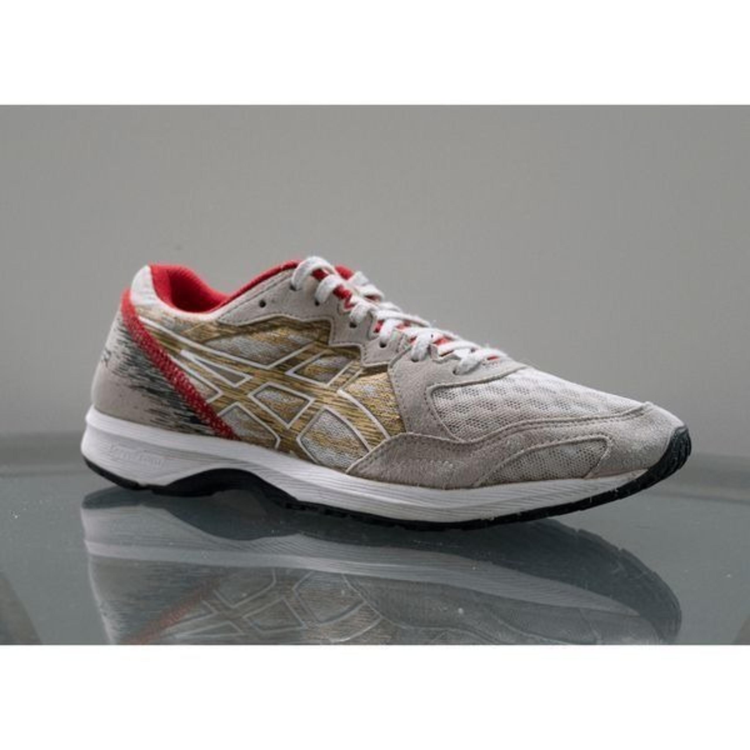 ASICS Lyteracer Tan Red Gold Women's Sneaker Size 6.5