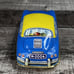 Vintage Joustra Porsche 356 H-2004 with Passengers Tin Toy Mini Car France