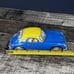 Vintage Joustra Porsche 356 H-2004 with Passengers Tin Toy Mini Car France