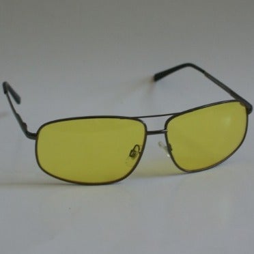Vintage Navigator style Night Driving Yellow lens shooting low light len sunglas