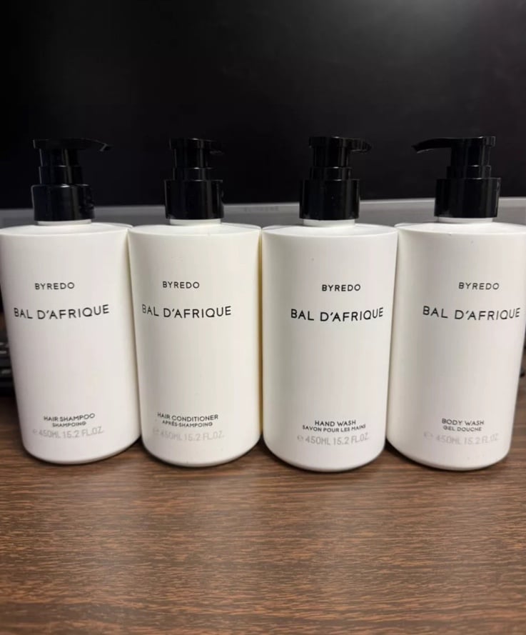 New Byredo D'Afrique Shampoo, Conditioner, Hand Wash, & Body Wash Bundle!