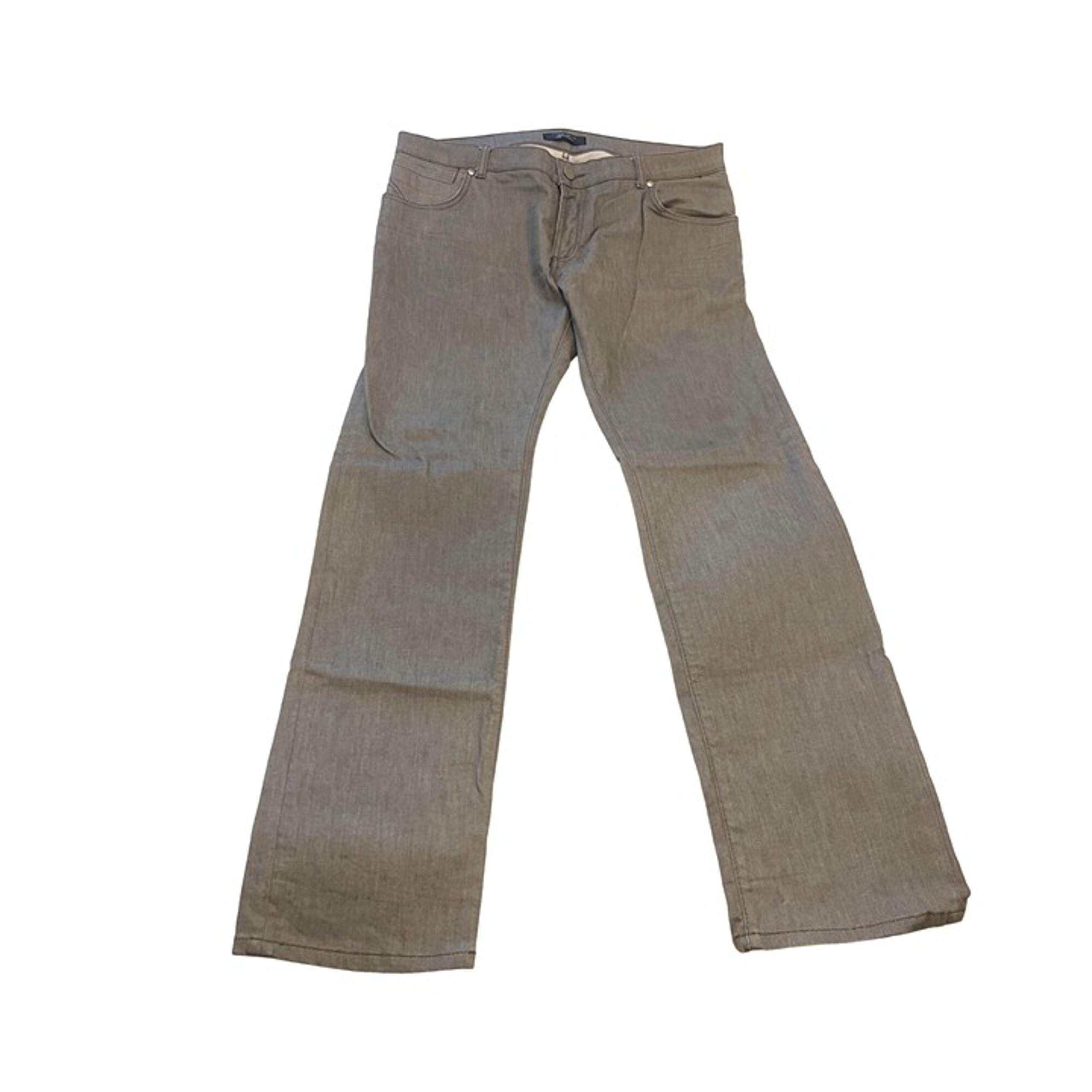 Zara Man Grey Denim Jeans With Unique Black Pyramid Stud Detail On Back Pocket