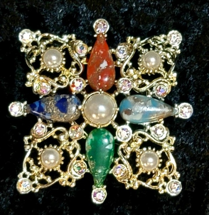 Sarah Coventry Galaxy Broach and Ring set