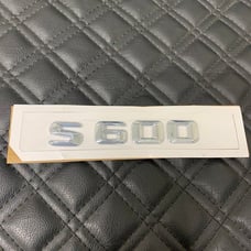 S600 Chrome 3M Mercedes Rear Trunk Emblems Logo Badge Letter Number