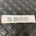 S600 Chrome 3M Mercedes Rear Trunk Emblems Logo Badge Letter Number