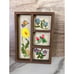 Vintage 70’s Shadow Box Needlepoint featuring Flowers And Butterflies