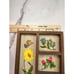 Vintage 70’s Shadow Box Needlepoint featuring Flowers And Butterflies
