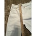 Madewell Womens Cotton Denim 5 Pocket High-Rise Balloon Leg Jeans White Cream 25