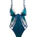 For Love & Lemons Wrap Ikat Embroidered Bodysuit Size XXS NWT