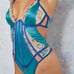 For Love & Lemons Wrap Ikat Embroidered Bodysuit Size XXS NWT
