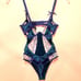 For Love & Lemons Wrap Ikat Embroidered Bodysuit Size XXS NWT