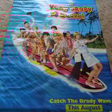 A VERY BRADY SEQUEL - MOVIE BANNER WITH SHELLY LONG, GARY COLE & TIM MATHESON